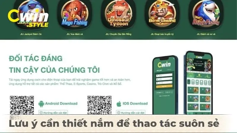 Lưu ý cần thiết nắm để thao tác suôn sẻ